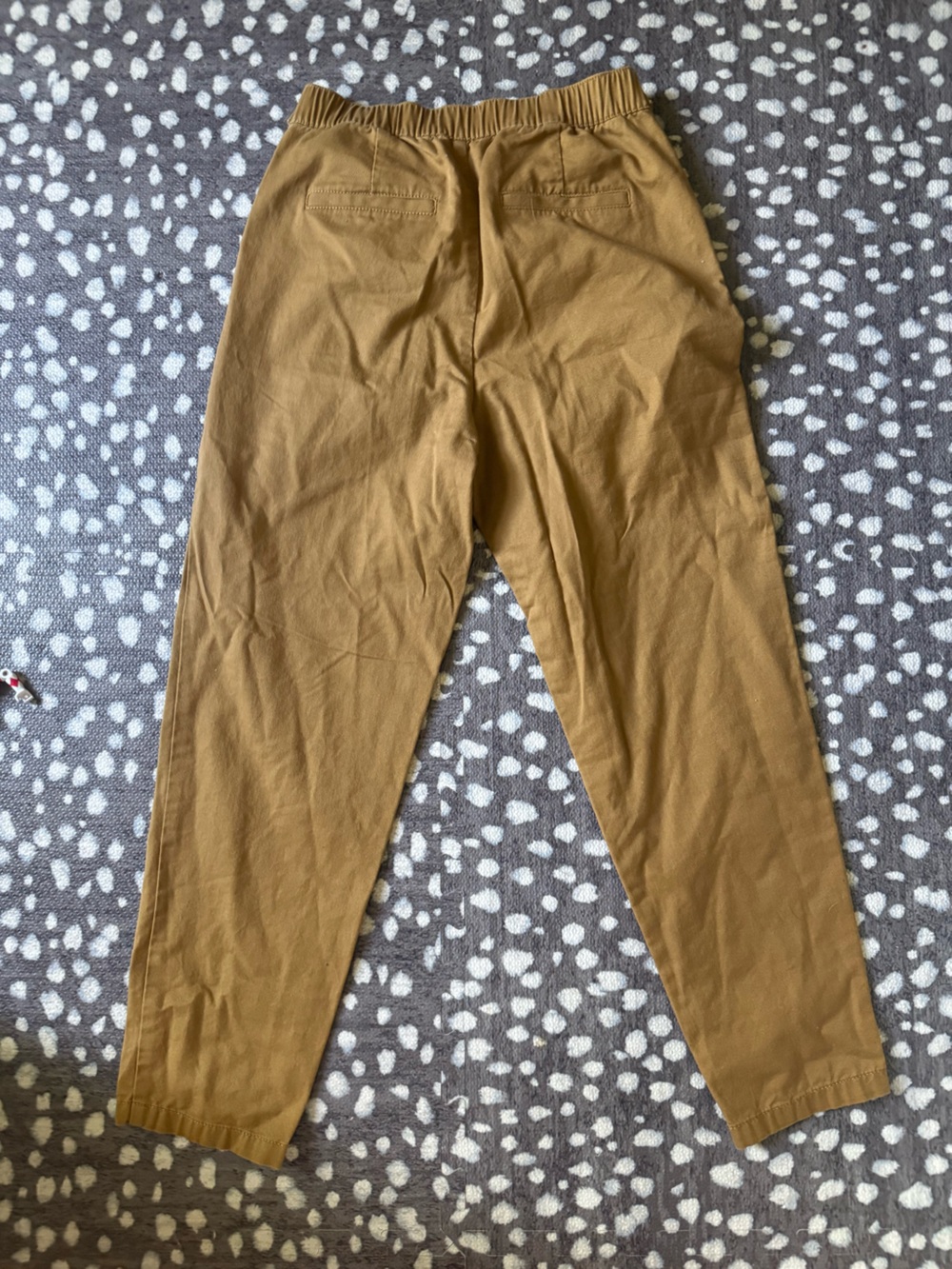 LOFT Tan Chino Tapered Pants - Size 2 - Picture 2 of 4